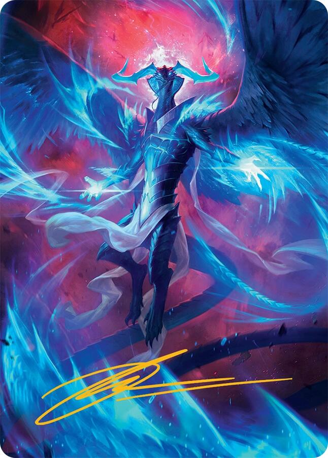 Ugin, Eye of the Storms Art Card (48/54) (Gold-Stamped Signature) [Tarkir: Dragonstorm Art Series] | Exor Games Dartmouth