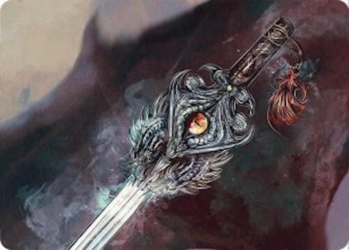 Dragonfire Blade Art Card (40/54) [Tarkir: Dragonstorm Art Series] | Exor Games Dartmouth