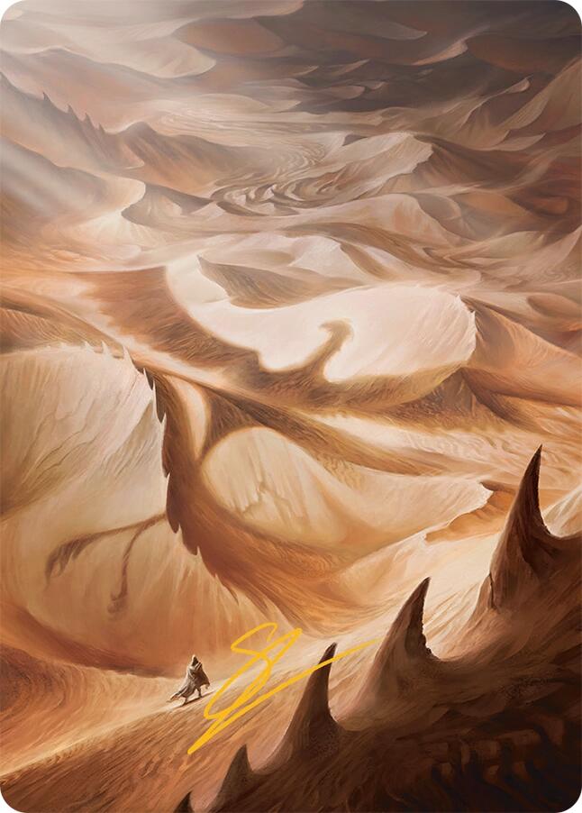 Plains Art Card (30/54) (Gold-Stamped Signature) [Tarkir: Dragonstorm Art Series] | Exor Games Dartmouth