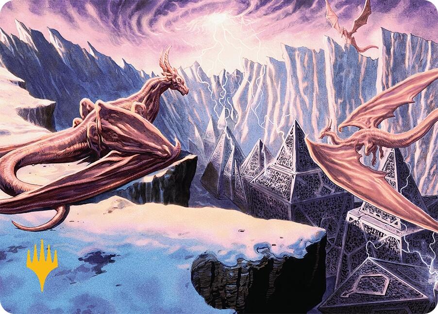 Maelstrom of the Spirit Dragon (42/54) (Gold-Stamped) [Tarkir: Dragonstorm Art Series] | Exor Games Dartmouth