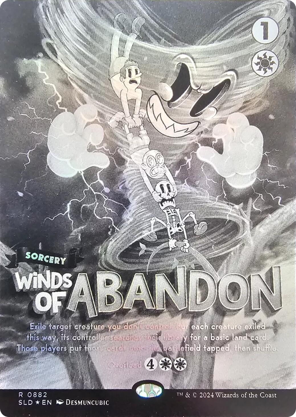 Winds of Abandon (Black & White Foil) [Secret Lair Drop Series] | Exor Games Dartmouth