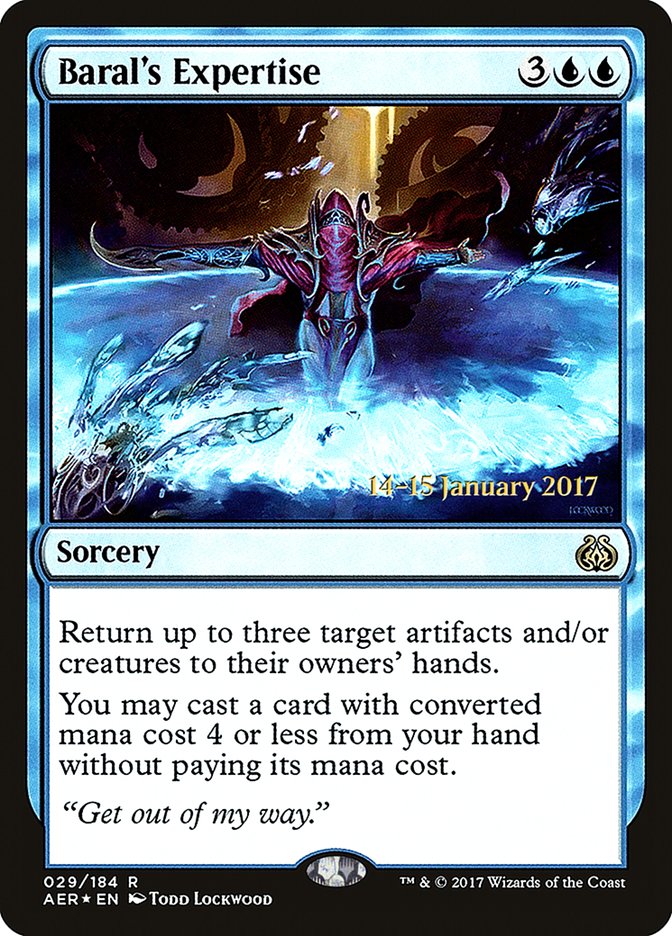 Baral's Expertise [Aether Revolt Prerelease Promos] | Exor Games Dartmouth