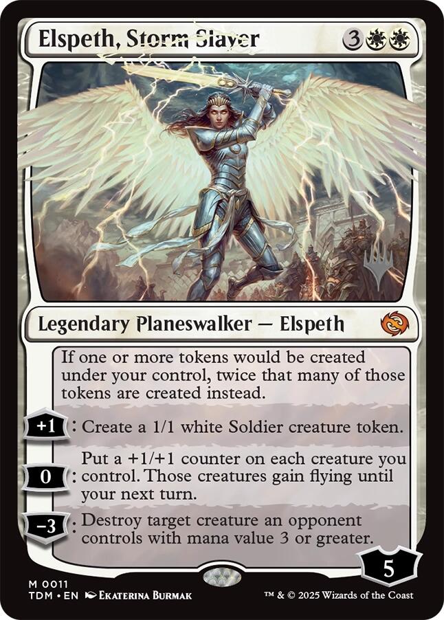 Elspeth, Storm Slayer [Tarkir: Dragonstorm Promos] | Exor Games Dartmouth