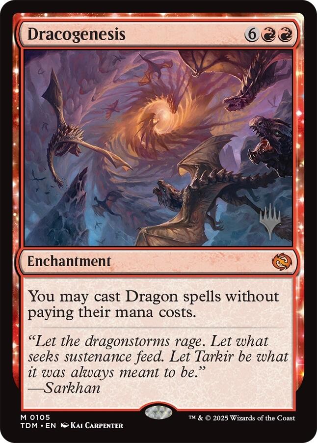 Dracogenesis [Tarkir: Dragonstorm Promos] | Exor Games Dartmouth