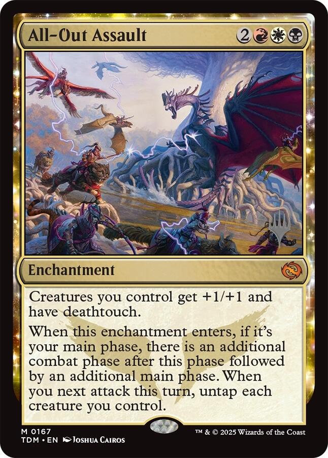 All-Out Assault [Tarkir: Dragonstorm Promos] | Exor Games Dartmouth
