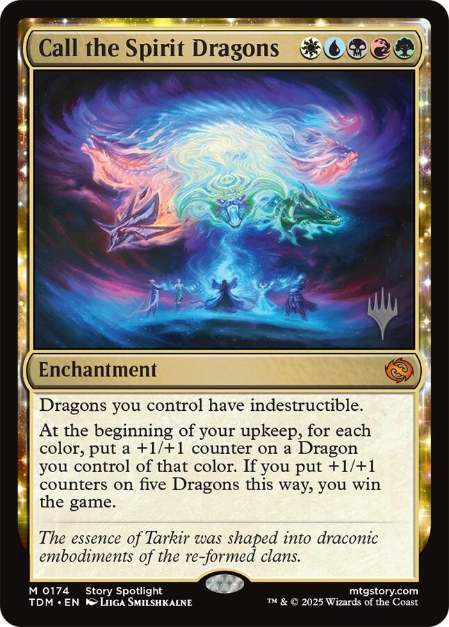 Call the Spirit Dragons [Tarkir: Dragonstorm Promos] | Exor Games Dartmouth