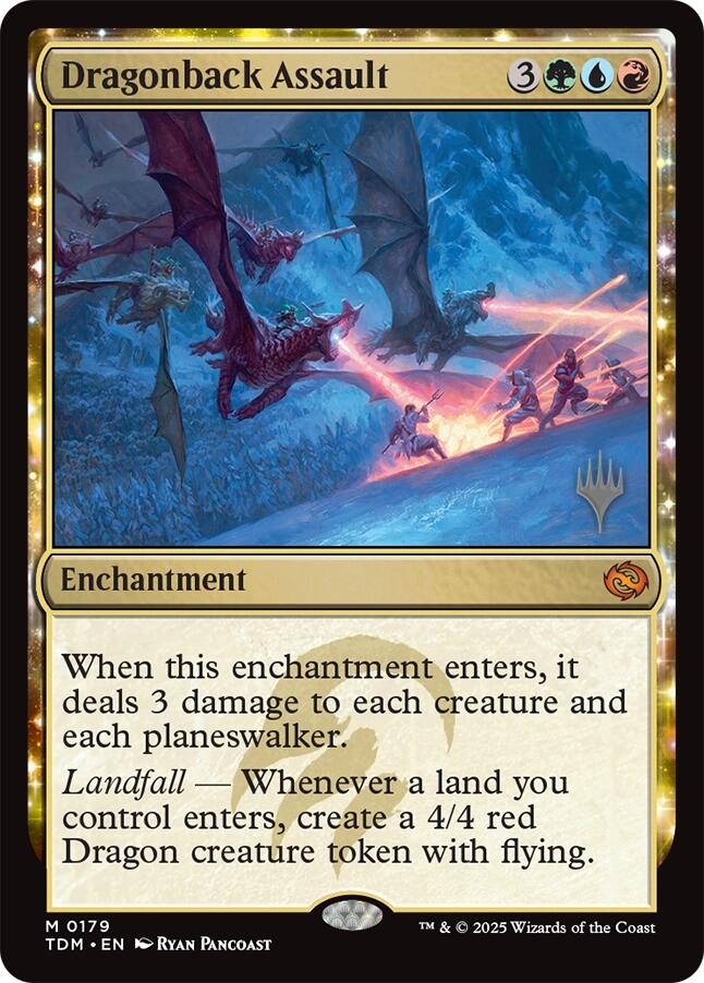 Dragonback Assault [Tarkir: Dragonstorm Promos] | Exor Games Dartmouth