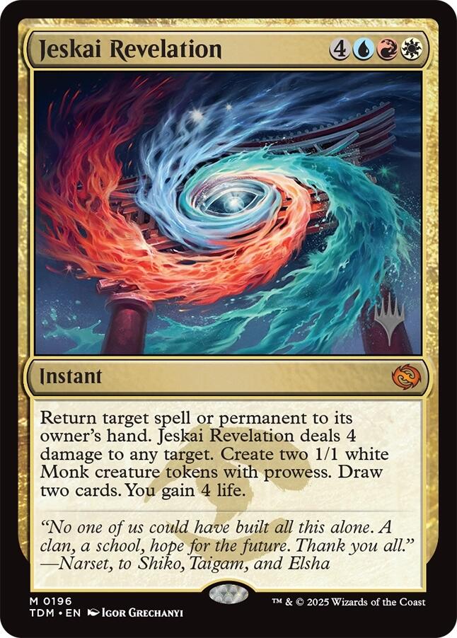 Jeskai Revelation [Tarkir: Dragonstorm Promos] | Exor Games Dartmouth