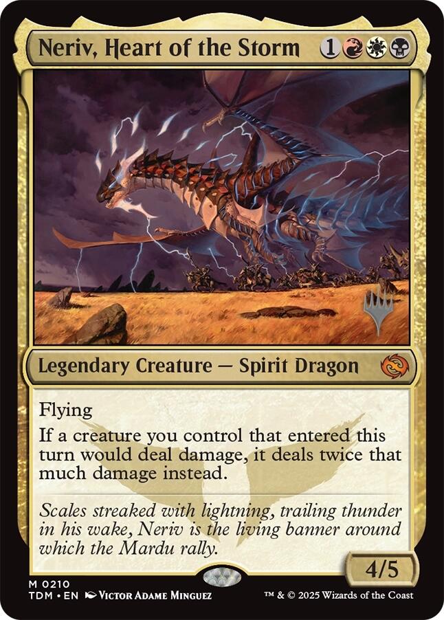 Neriv, Heart of the Storm [Tarkir: Dragonstorm Promos] | Exor Games Dartmouth