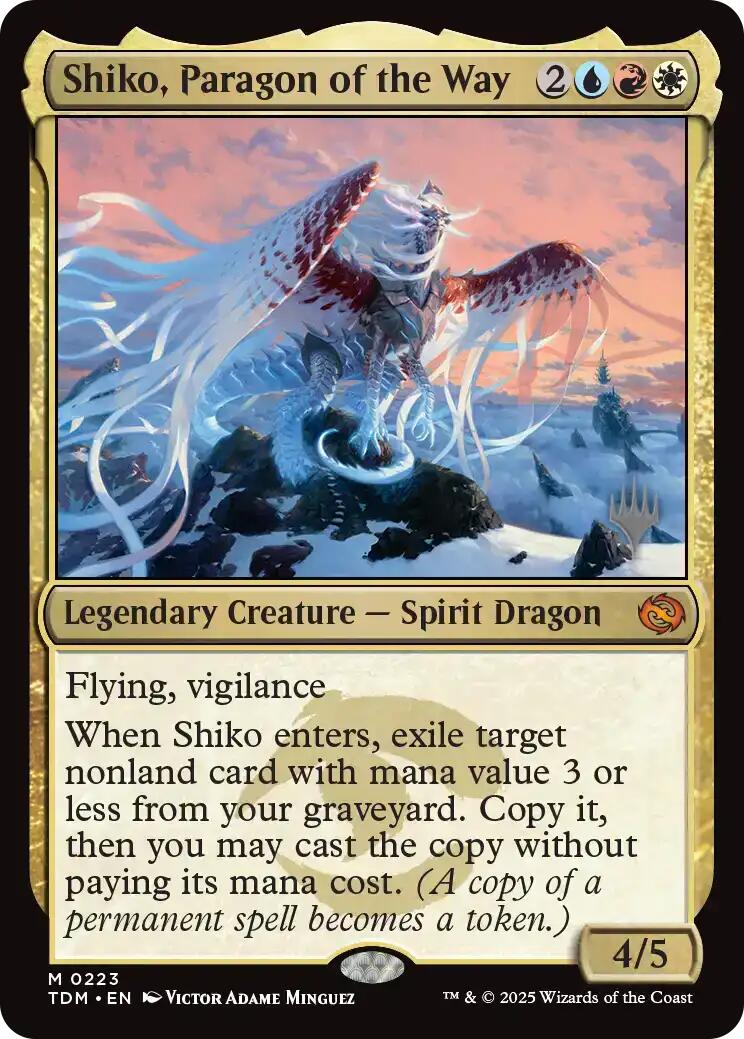 Shiko, Paragon of the Way [Tarkir: Dragonstorm Promos] | Exor Games Dartmouth