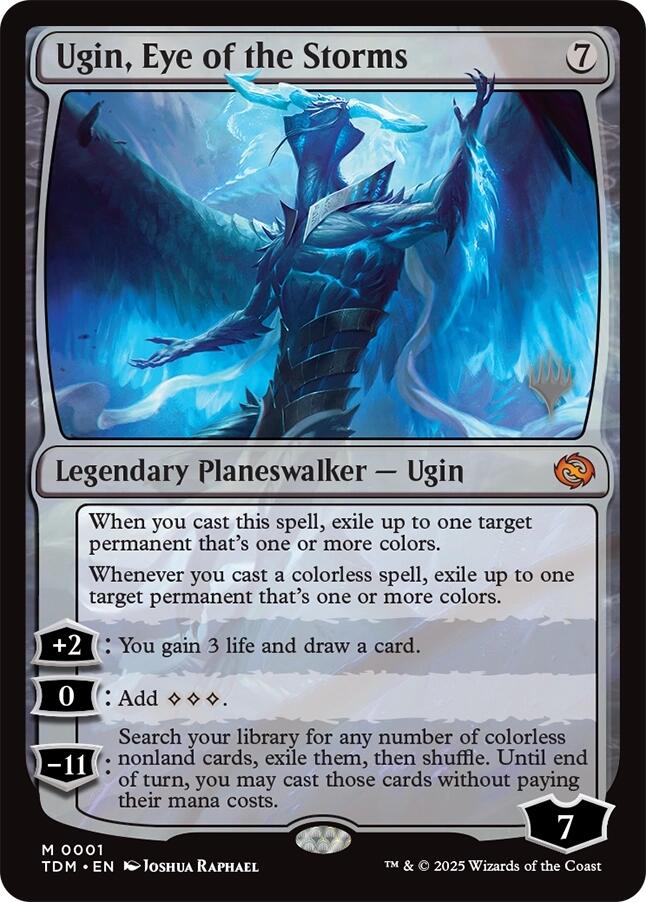 Ugin, Eye of the Storms [Tarkir: Dragonstorm Promos] | Exor Games Dartmouth
