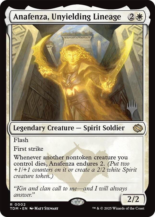 Anafenza, Unyielding Lineage [Tarkir: Dragonstorm Promos] | Exor Games Dartmouth