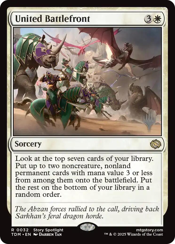 United Battlefront [Tarkir: Dragonstorm Promos] | Exor Games Dartmouth