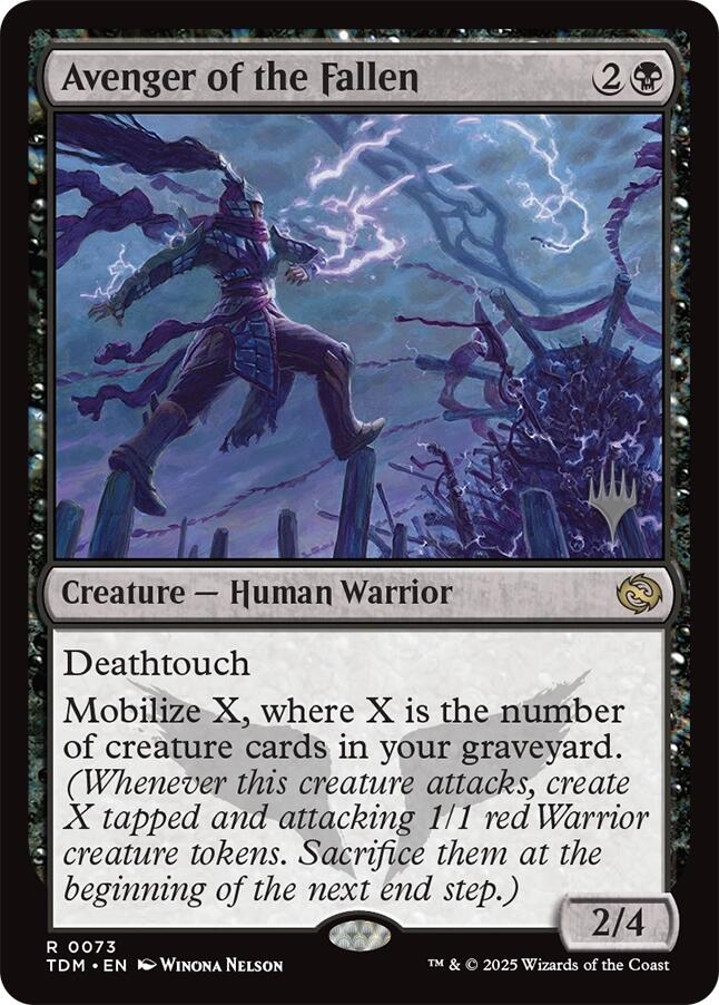 Avenger of the Fallen [Tarkir: Dragonstorm Promos] | Exor Games Dartmouth