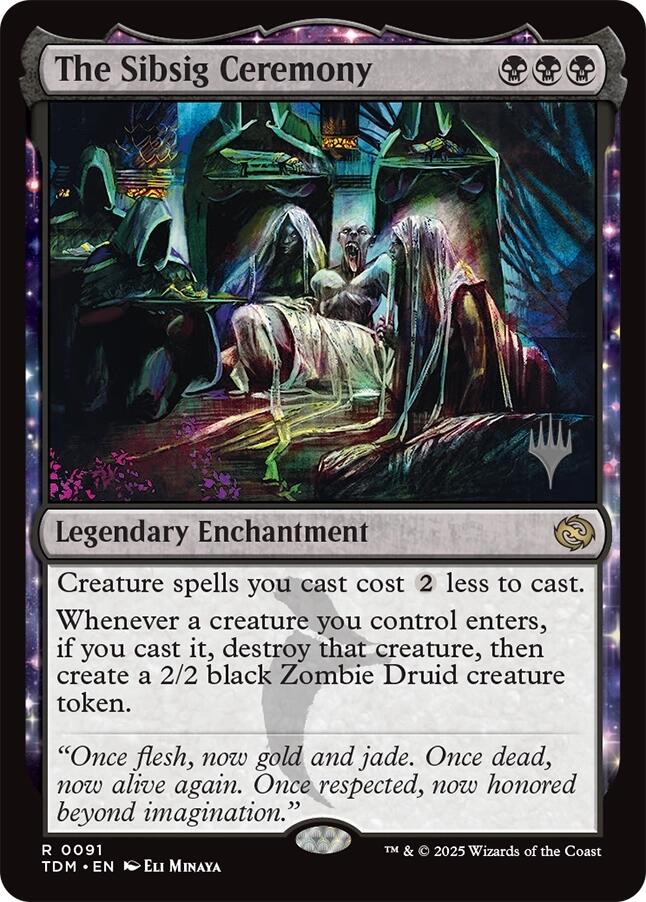 The Sibsig Ceremony [Tarkir: Dragonstorm Promos] | Exor Games Dartmouth