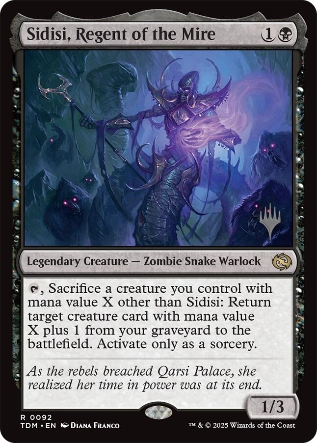 Sidisi, Regent of the Mire [Tarkir: Dragonstorm Promos] | Exor Games Dartmouth