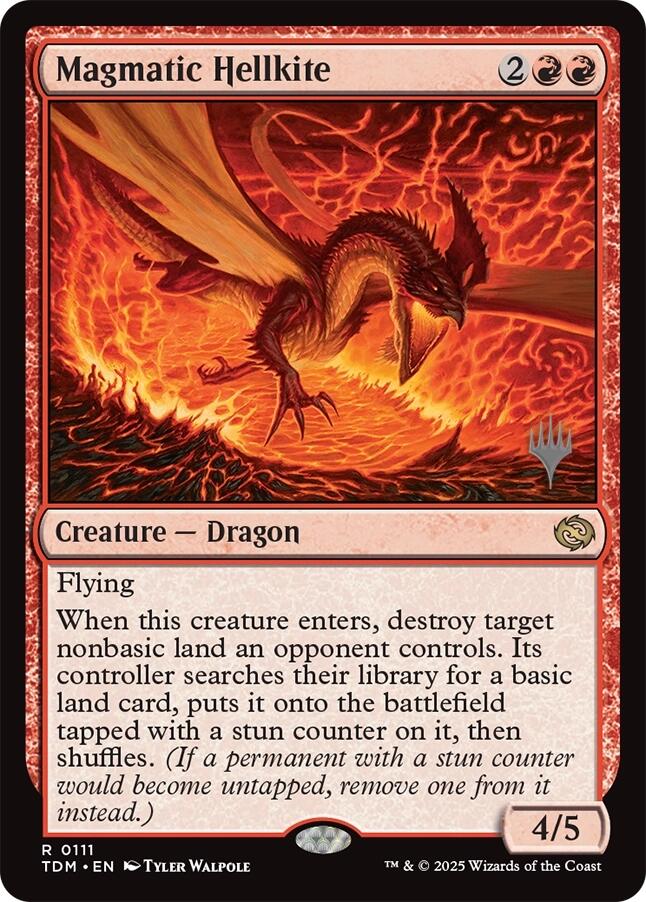 Magmatic Hellkite [Tarkir: Dragonstorm Promos] | Exor Games Dartmouth