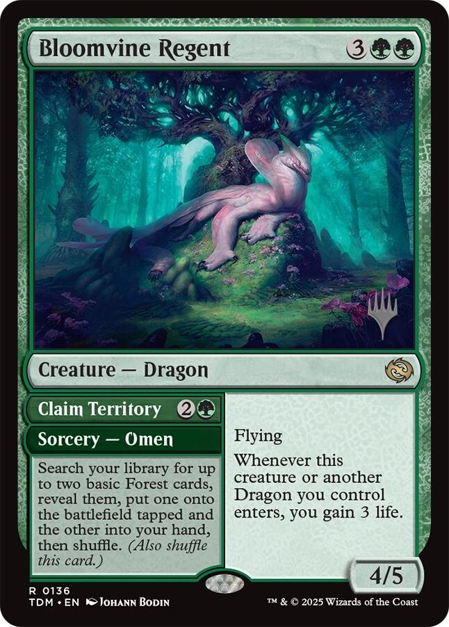Bloomvine Regent [Tarkir: Dragonstorm Promos] | Exor Games Dartmouth