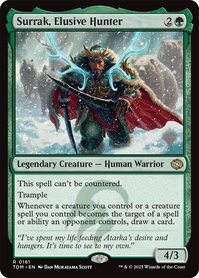 Surrak, Elusive Hunter [Tarkir: Dragonstorm Promos] | Exor Games Dartmouth