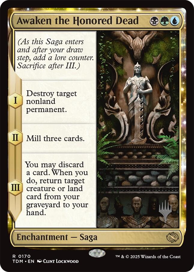 Awaken the Honored Dead [Tarkir: Dragonstorm Promos] | Exor Games Dartmouth