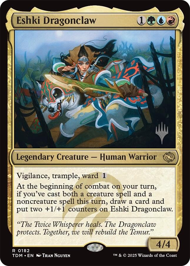 Eshki Dragonclaw [Tarkir: Dragonstorm Promos] | Exor Games Dartmouth