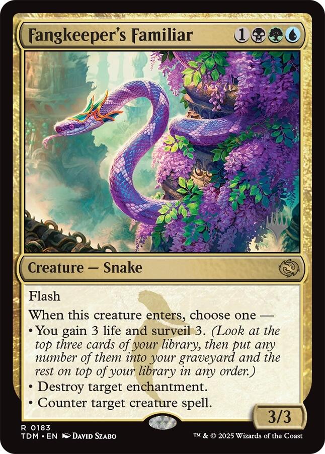 Fangkeeper's Familiar [Tarkir: Dragonstorm Promos] | Exor Games Dartmouth