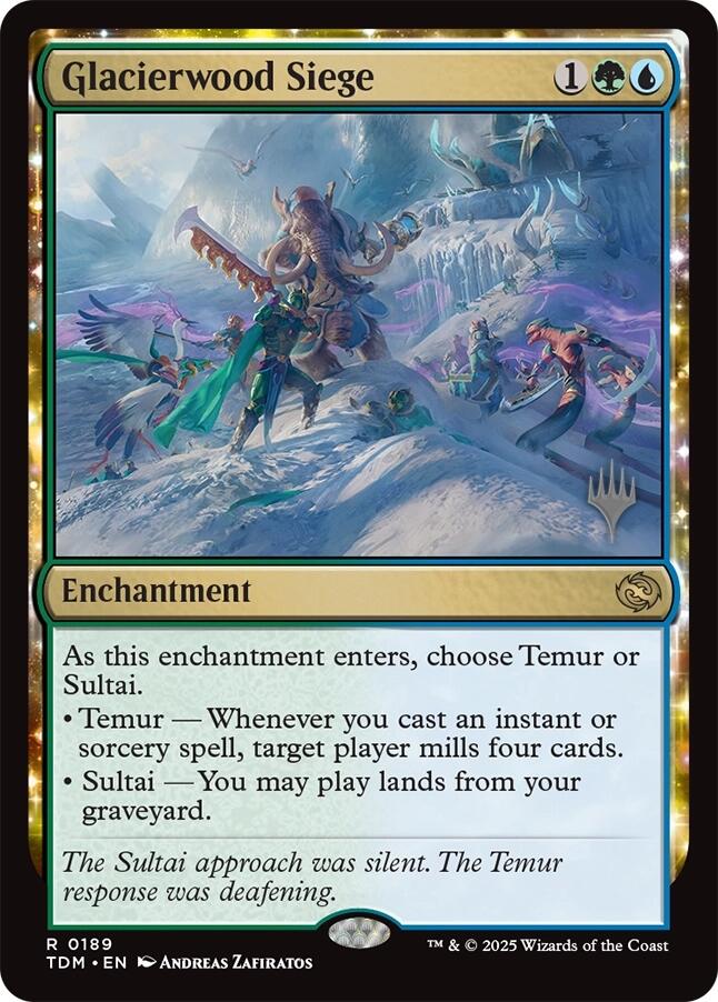 Glacierwood Siege [Tarkir: Dragonstorm Promos] | Exor Games Dartmouth