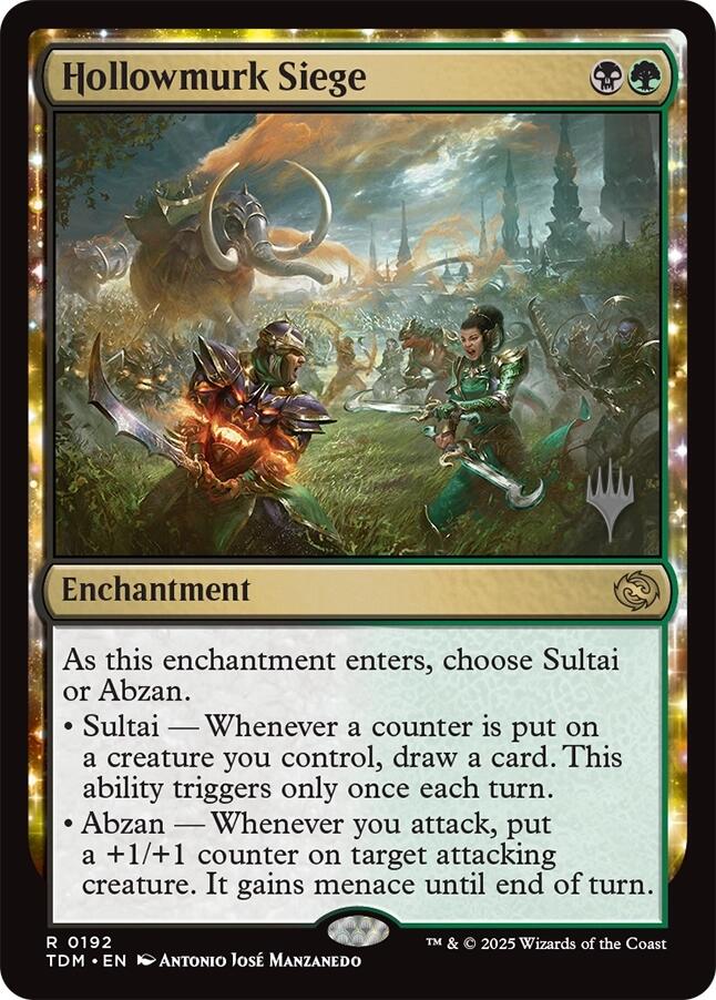 Hollowmurk Siege [Tarkir: Dragonstorm Promos] | Exor Games Dartmouth