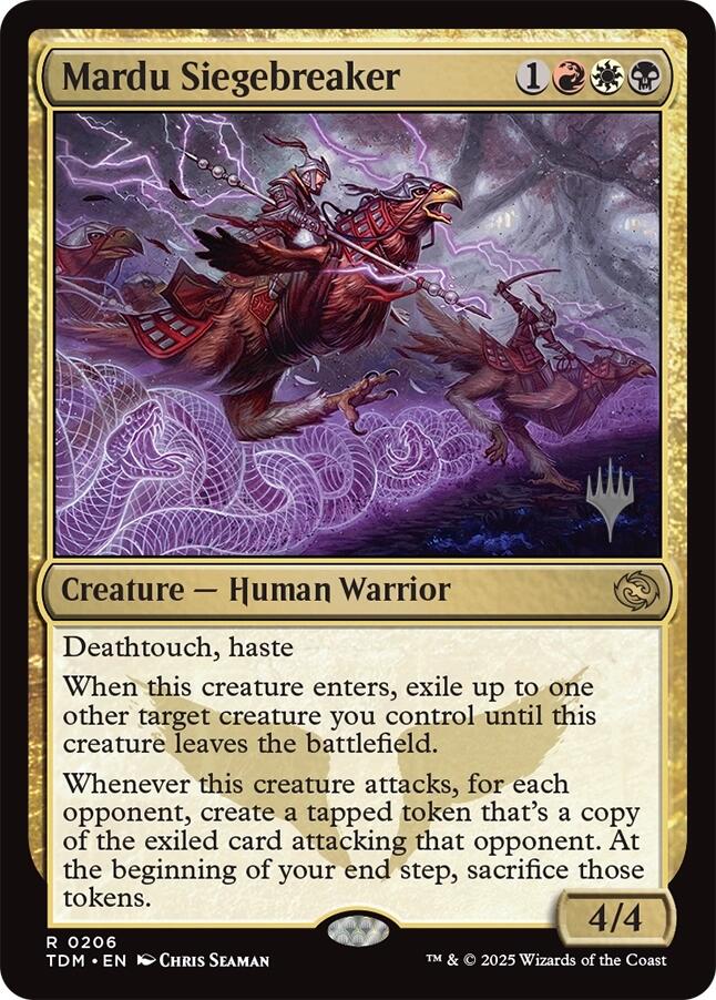 Mardu Siegebreaker [Tarkir: Dragonstorm Promos] | Exor Games Dartmouth