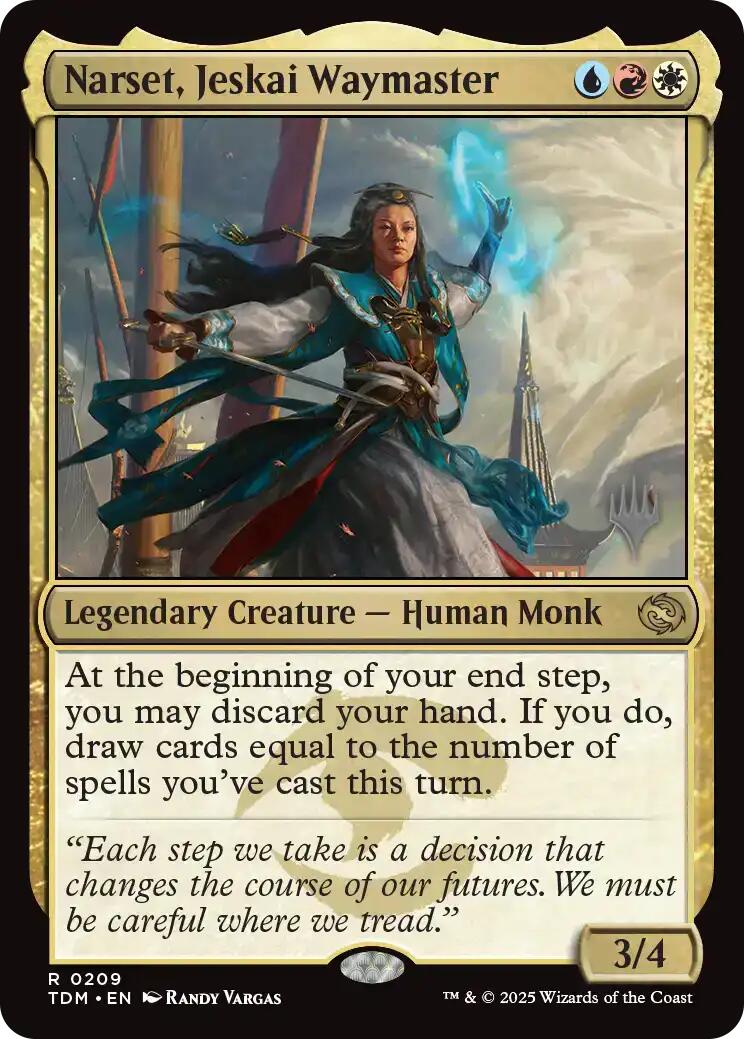 Narset, Jeskai Waymaster [Tarkir: Dragonstorm Promos] | Exor Games Dartmouth