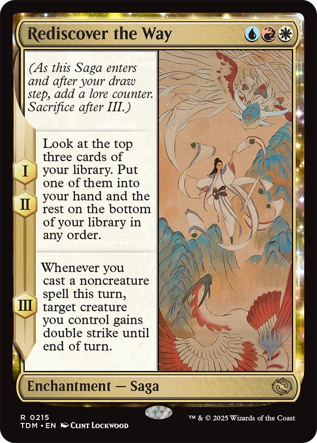 Rediscover the Way [Tarkir: Dragonstorm Promos] | Exor Games Dartmouth