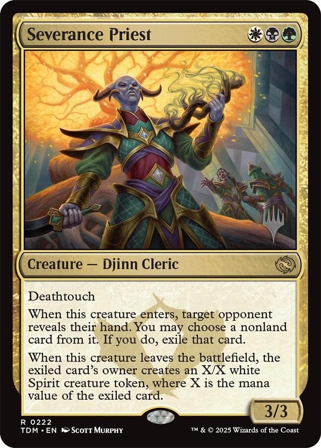 Severance Priest [Tarkir: Dragonstorm Promos] | Exor Games Dartmouth