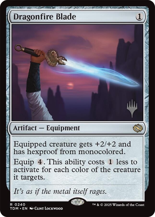 Dragonfire Blade [Tarkir: Dragonstorm Promos] | Exor Games Dartmouth