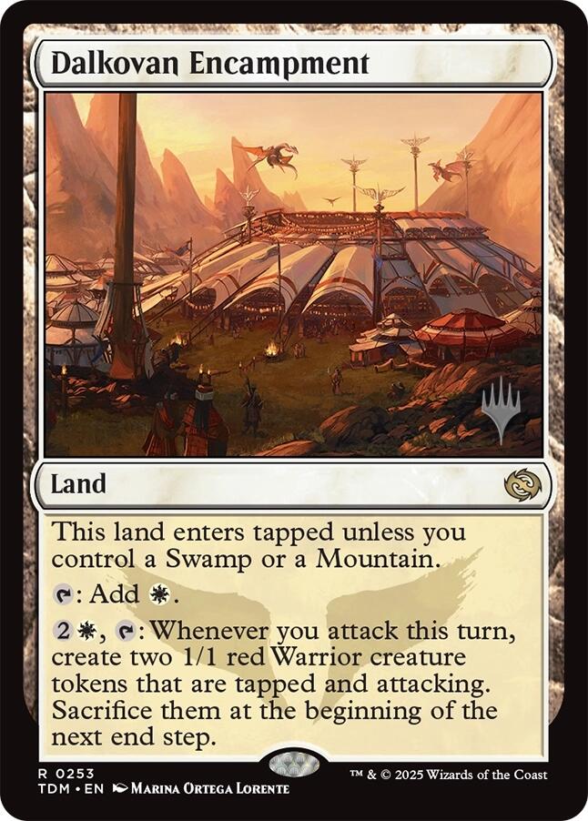 Dalkovan Encampment [Tarkir: Dragonstorm Promos] | Exor Games Dartmouth