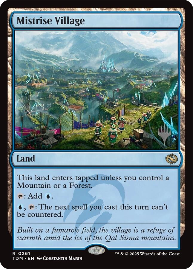 Mistrise Village [Tarkir: Dragonstorm Promos] | Exor Games Dartmouth