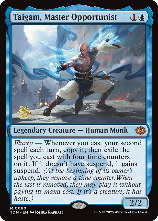 Taigam, Master Opportunist [Tarkir: Dragonstorm Prerelease Promos] | Exor Games Dartmouth