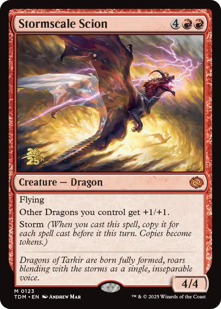 Stormscale Scion [Tarkir: Dragonstorm Prerelease Promos] | Exor Games Dartmouth
