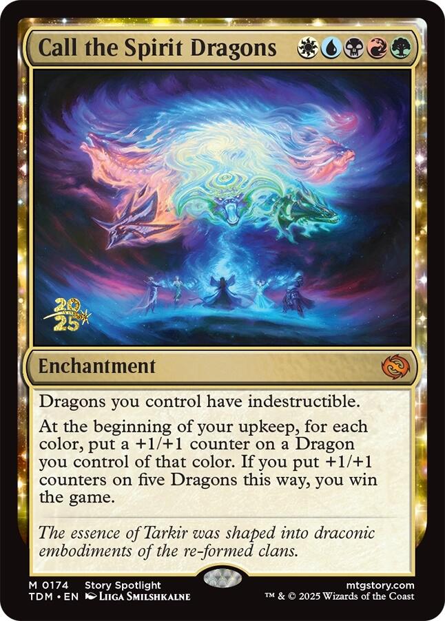 Call the Spirit Dragons [Tarkir: Dragonstorm Prerelease Cards] | Exor Games Dartmouth