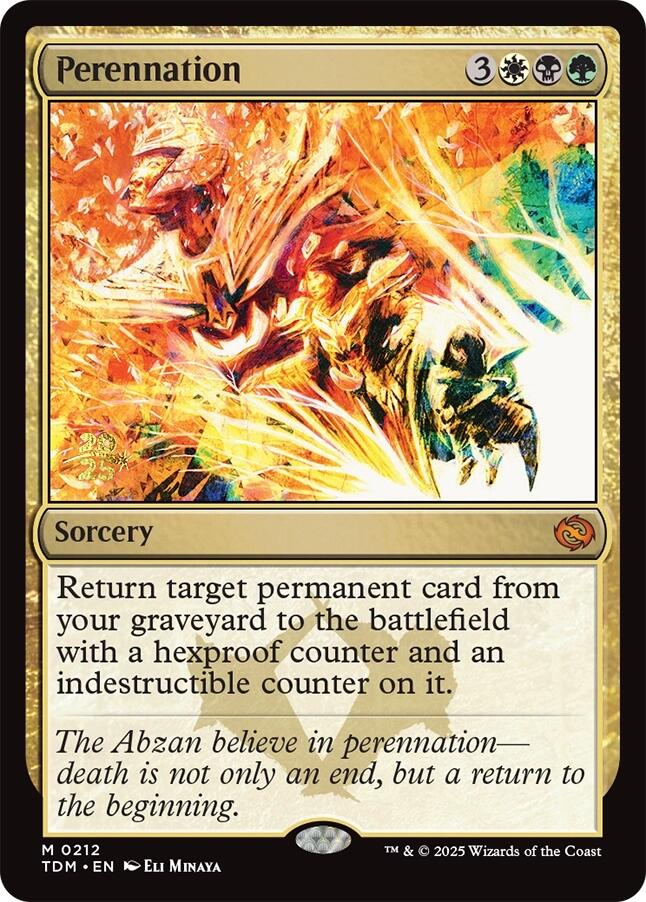 Perennation [Tarkir: Dragonstorm Prerelease Promos] | Exor Games Dartmouth
