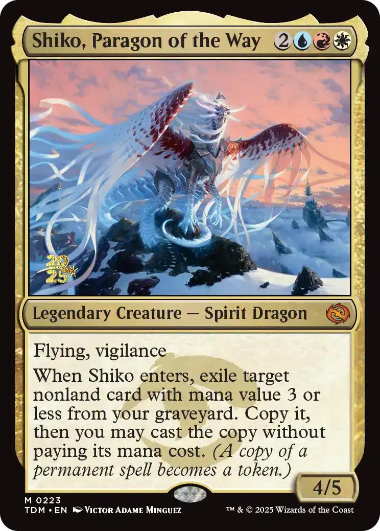 Shiko, Paragon of the Way [Tarkir: Dragonstorm Prerelease Promos] | Exor Games Dartmouth