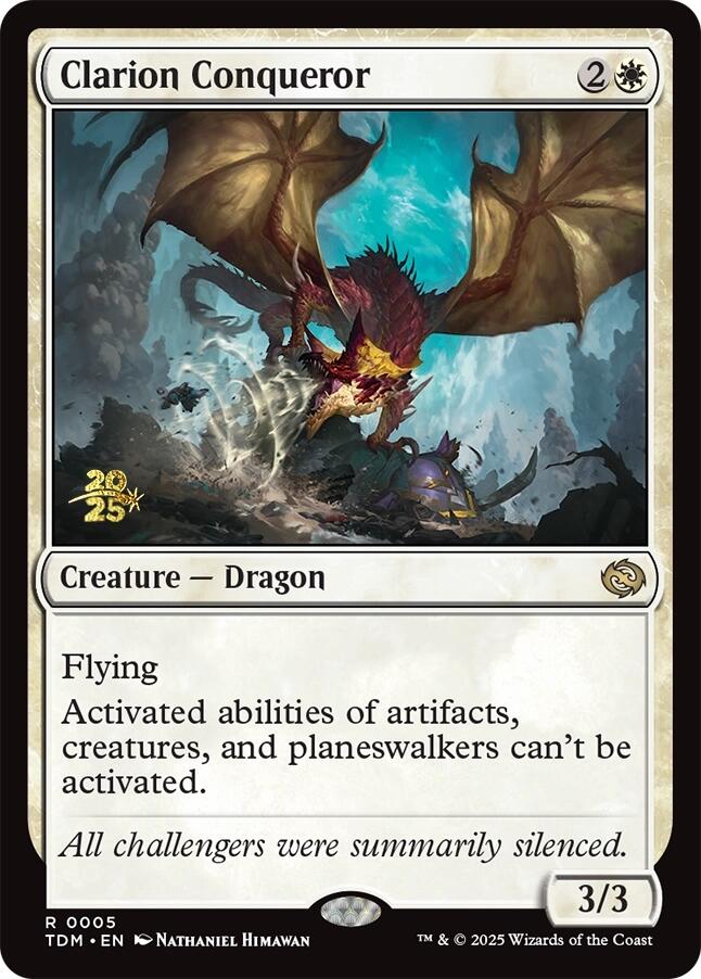 Clarion Conqueror [Tarkir: Dragonstorm Prerelease Promos] | Exor Games Dartmouth