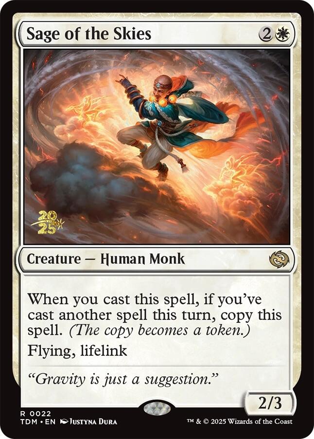 Sage of the Skies [Tarkir: Dragonstorm Prerelease Promos] | Exor Games Dartmouth