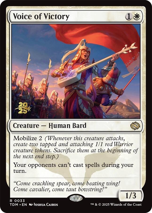 Voice of Victory [Tarkir: Dragonstorm Prerelease Promos] | Exor Games Dartmouth