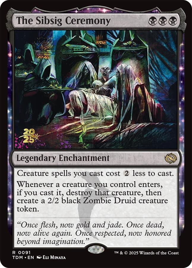 The Sibsig Ceremony [Tarkir: Dragonstorm Prerelease Promos] | Exor Games Dartmouth