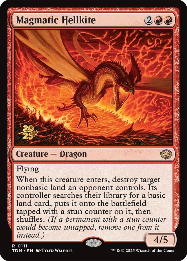 Magmatic Hellkite [Tarkir: Dragonstorm Prerelease Promos] | Exor Games Dartmouth