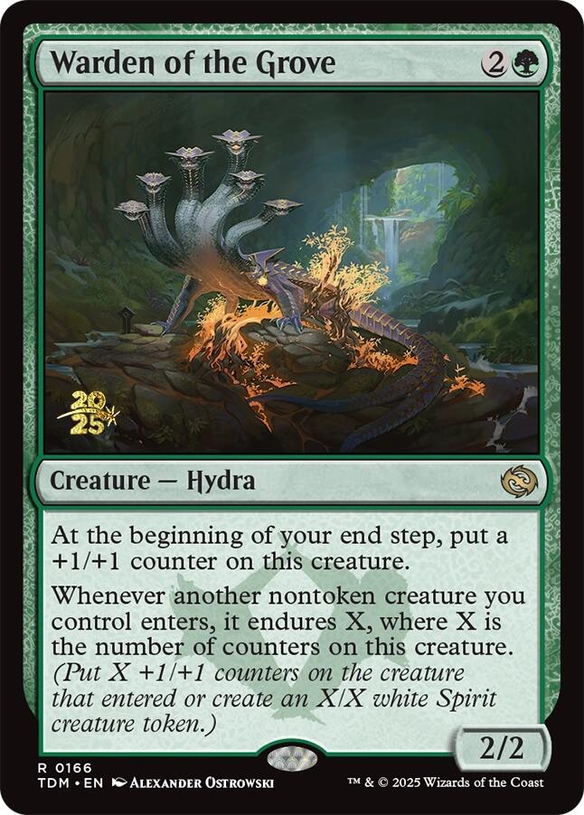Warden of the Grove [Tarkir: Dragonstorm Prerelease Promos] | Exor Games Dartmouth