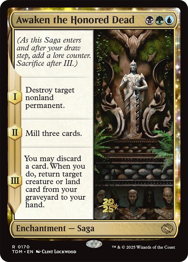 Awaken the Honored Dead [Tarkir: Dragonstorm Prerelease Promos] | Exor Games Dartmouth