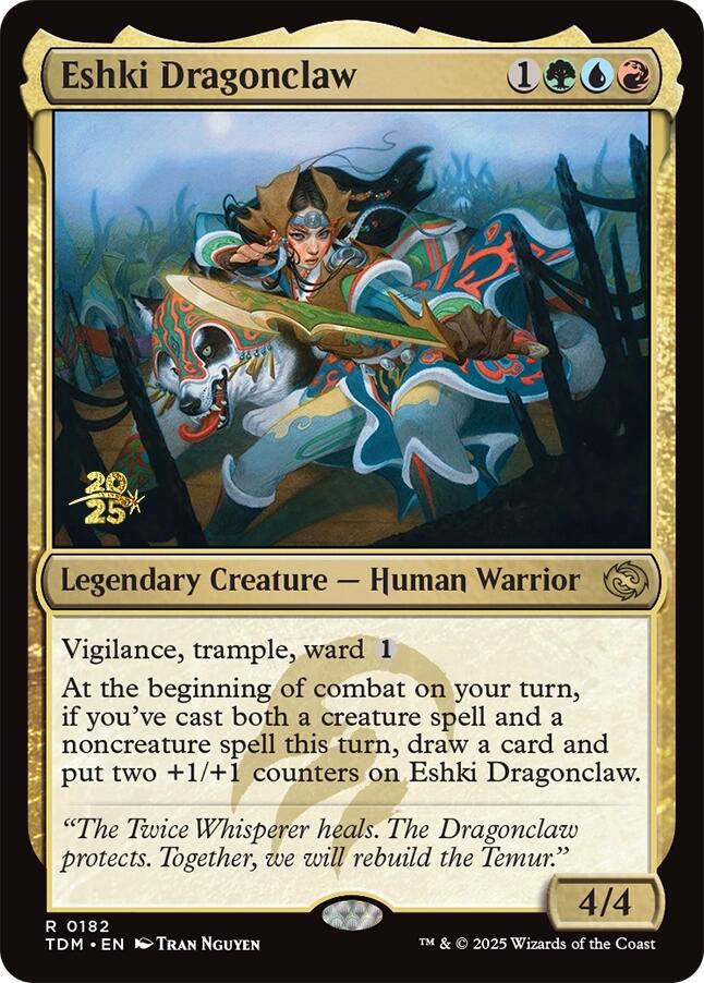 Eshki Dragonclaw [Tarkir: Dragonstorm Prerelease Promos] | Exor Games Dartmouth