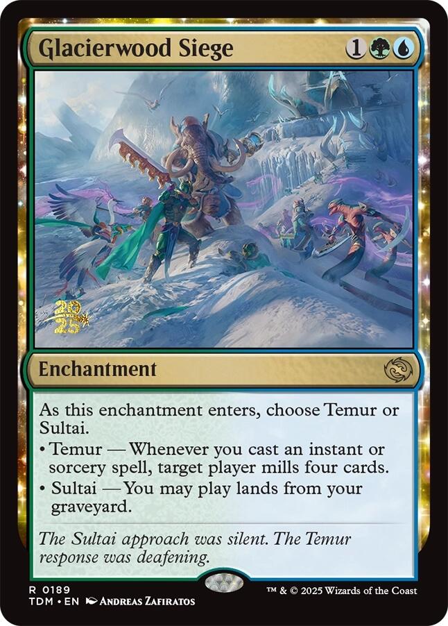 Glacierwood Siege [Tarkir: Dragonstorm Prerelease Promos] | Exor Games Dartmouth