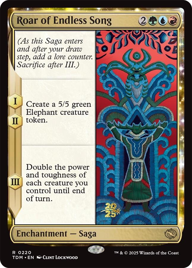 Roar of Endless Song [Tarkir: Dragonstorm Prerelease Cards] | Exor Games Dartmouth
